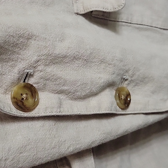 J Crew Thompson Cotton/Linen Blend Lightweight Cream Blazer Jacket Size 40 - Picture 2 of 11